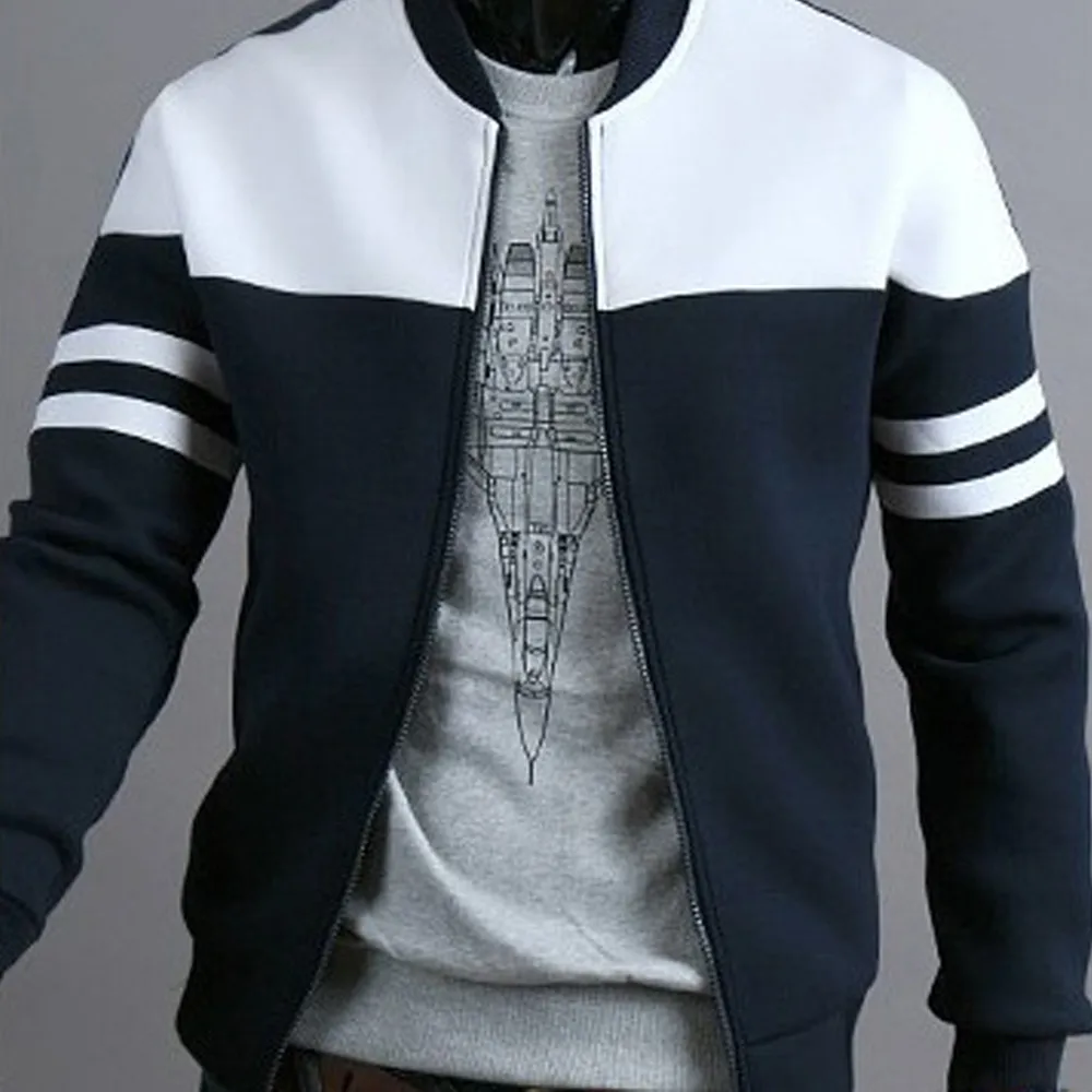 Fashion Men's Varsity Jackets Autumn Winter Fashion Zipper Sportswear Patchwork Jacket Long Sleeve Coat Men's Clothing
Fashion Men's Varsity Jackets Autumn Winter Fashion Zipper Sportswear Patchwork Jacket Long Sleeve Coat Men's Clothing
