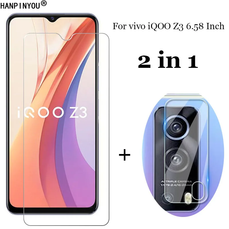 2-in-1 For vivo iQOO Z3 6.58" Soft Fiber Camera Lens Protection Film + Front 9H 2.5D Tempered Glass Screen Protector
2-in-1 For vivo iQOO Z3 6.58" Soft Fiber Camera Lens Protection Film + Front 9H 2.5D Tempered Glass Screen Protector