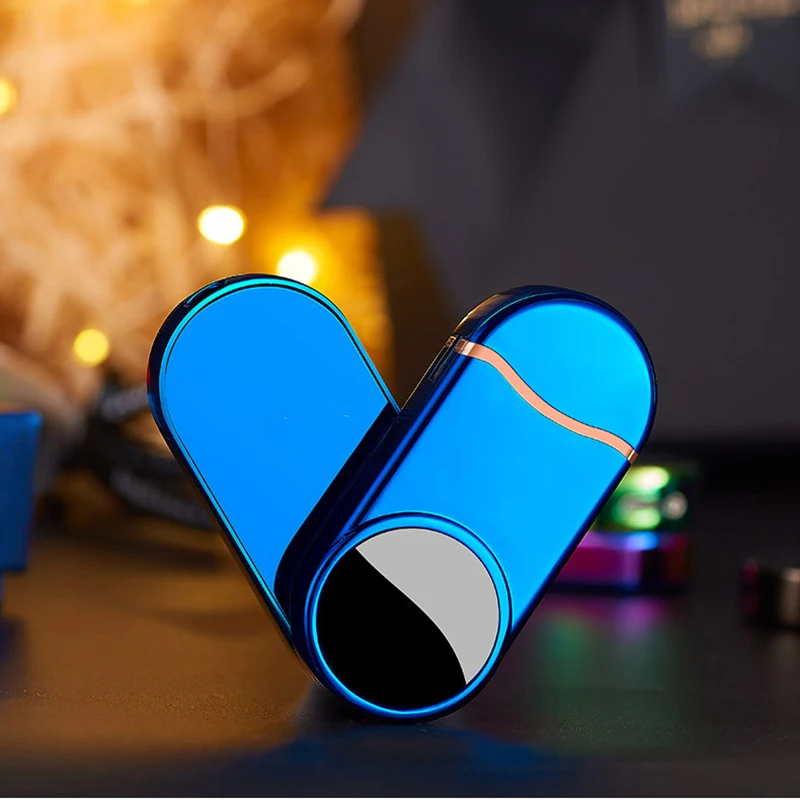 Love Projection Double Arc High-end Rechargeable Smoking Lighter Creative Personality Electric Lighter Isqueiros Diferentes
Love Projection Double Arc High-end Rechargeable Smoking Lighter Creative Personality Electric Lighter Isqueiros Diferentes