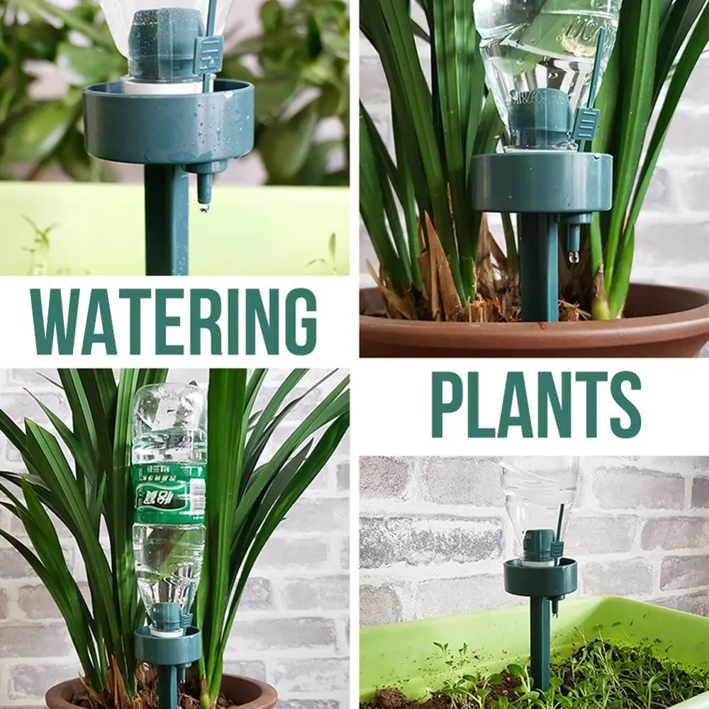 Plants Self Watering Spikes Adjustable Waterer Plastic Bottle Drip Indoor and Outdoor Automatic Timing Watering Dripper Nozzle 
Plants Self Watering Spikes Adjustable Waterer Plastic Bottle Drip Indoor and Outdoor Automatic Timing Watering Dripper Nozzle