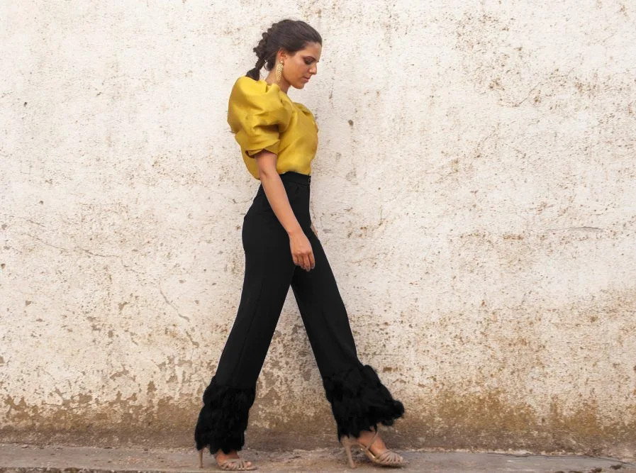 European and American Women's New AliExpress Hot Selling Hot Sexy round Neck Slim-Fit Trousers Top Two-Piece Set
European and American Women's New AliExpress Hot Selling Hot Sexy round Neck Slim-Fit Trousers Top Two-Piece Set