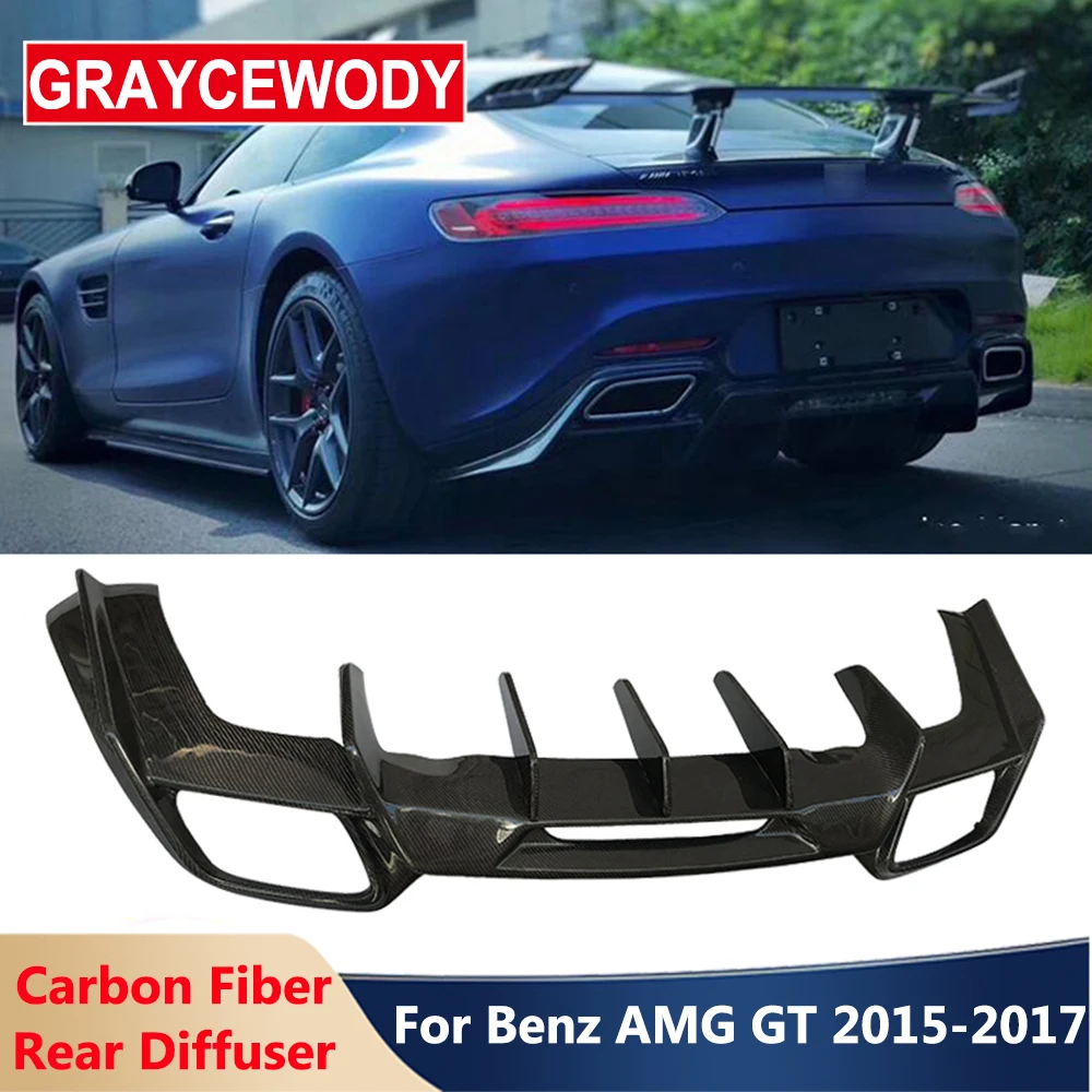 R Стиль углеродное волокно задний бампер Лопата губа диффузор для Mercedes Benz AMG GT комплекты кузова автомобиля 2015-2017 модифицированные детали
R Стиль углеродное волокно задний бампер Лопата губа диффузор для Mercedes Benz AMG GT комплекты кузова автомобиля 2015-2017 модифицированные детали