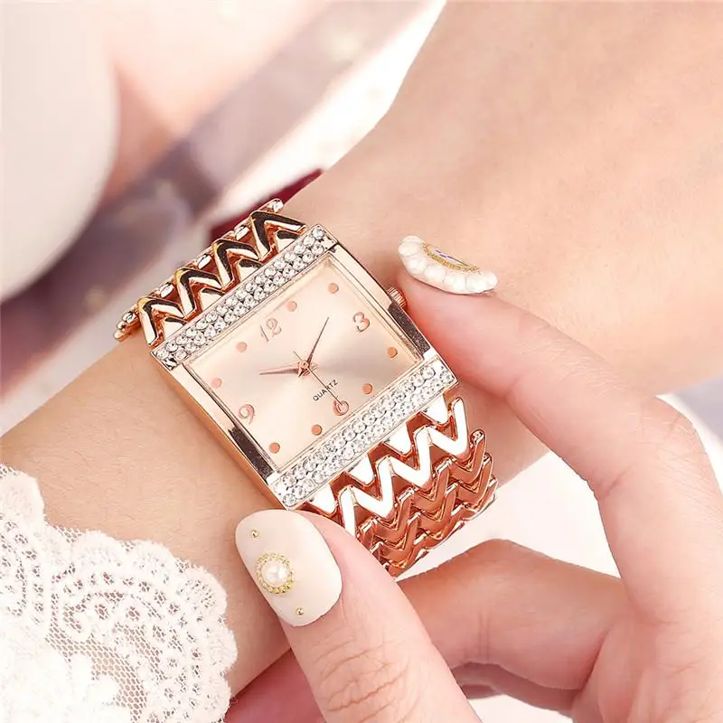 Square Wrist Watches for Women Stainless Steel Gold Fashion Personality Female Watch Diamond Wristwatch Wrist Watch
Square Wrist Watches for Women Stainless Steel Gold Fashion Personality Female Watch Diamond Wristwatch Wrist Watch