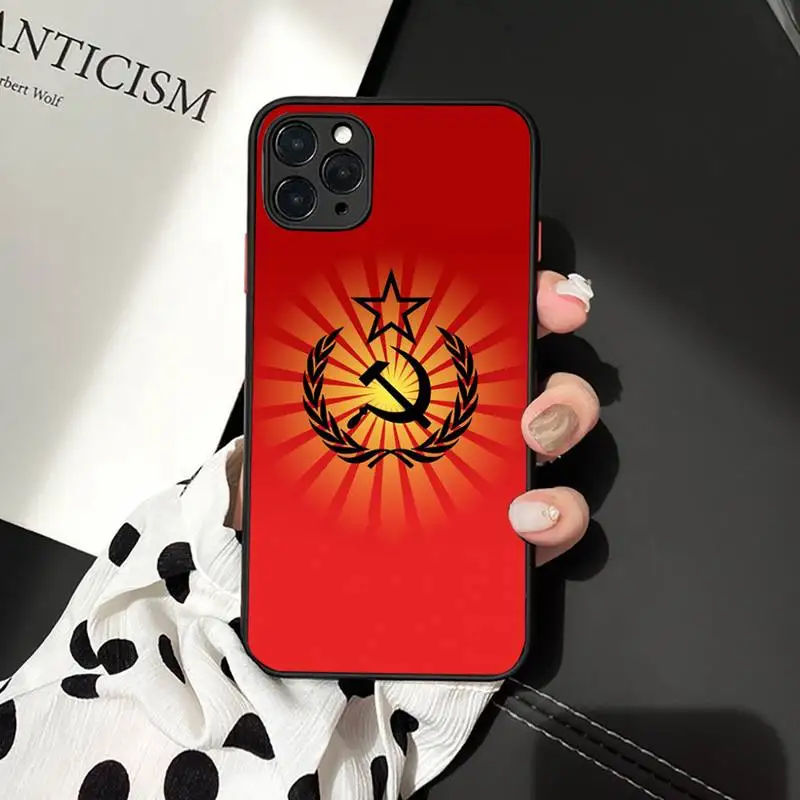 Soviet Union USSR Flag red fashion Phone Case Matte Transparent for iPhone 7 8 11 12 s mini pro X XS XR MAX Plus cover funda
Soviet Union USSR Flag red fashion Phone Case Matte Transparent for iPhone 7 8 11 12 s mini pro X XS XR MAX Plus cover funda