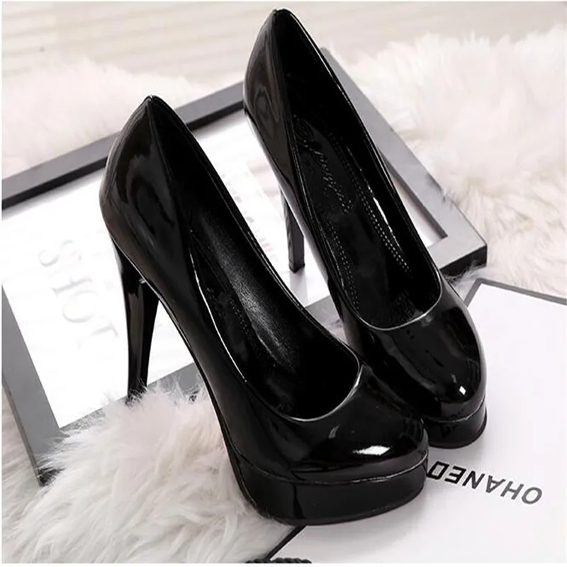 10 Cm tacones altos plataforma impermeable Sexy Stiletto boca baja zapatos individuales cabeza redonda zapatos de mujer trabajo
10 Cm tacones altos plataforma impermeable Sexy Stiletto boca baja zapatos individuales cabeza redonda zapatos de mujer trabajo