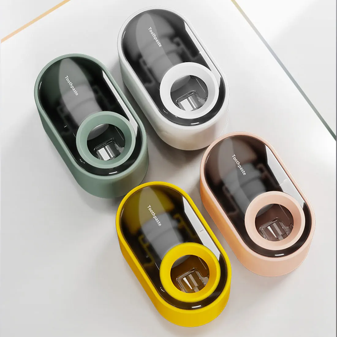 Wall Mount Automatic Toothpaste Dispenser Bathroom Accessories Waterproof Lazy Toothpaste Squeezer Creative Toothbrush Holder
Wall Mount Automatic Toothpaste Dispenser Bathroom Accessories Waterproof Lazy Toothpaste Squeezer Creative Toothbrush Holder