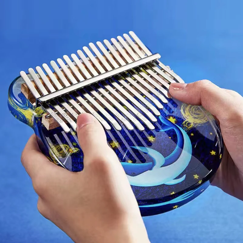 Kalimba 17 21 Keys Exquisite Design Crystal Kalimba Thumb Pianos Acrylic Finger Piano Musical Instrument Educational Machine
Kalimba 17 21 Keys Exquisite Design Crystal Kalimba Thumb Pianos Acrylic Finger Piano Musical Instrument Educational Machine