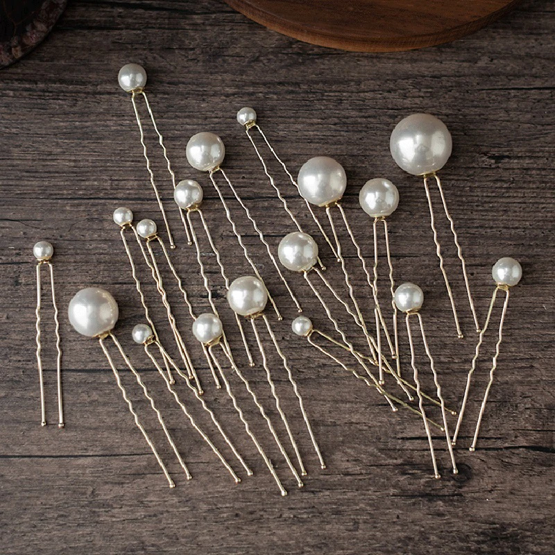 18 PCS Luxury Round Pearls Wedding Hair Pin And Clip Bridal Hairpins Bridesmaid Hair Sticks For Women Jewelry Accessories
18 PCS Luxury Round Pearls Wedding Hair Pin And Clip Bridal Hairpins Bridesmaid Hair Sticks For Women Jewelry Accessories