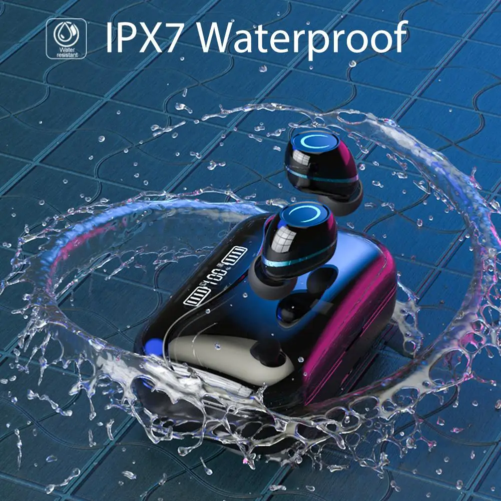 G08 Bluetooth 5.0 Earphone Touch Wireless Headphons HiFi IPX7 Waterproof Earbuds Intelligent Noise Reduction HD Call Headset
G08 Bluetooth 5.0 Earphone Touch Wireless Headphons HiFi IPX7 Waterproof Earbuds Intelligent Noise Reduction HD Call Headset