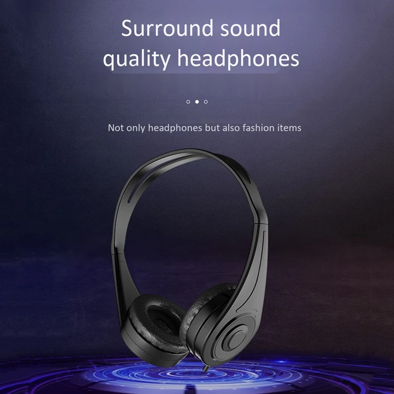 HiFi Wired Voice Headset Foldable Headset Stereo Bass and Microphone for PC Mobile Phone Tablet
HiFi Wired Voice Headset Foldable Headset Stereo Bass and Microphone for PC Mobile Phone Tablet