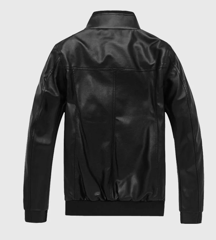 Men's Leather Jackets Men Stand Collar Coats Mens Motorcycle Leather Jacket Casual Slim Brand Clothing
Men's Leather Jackets Men Stand Collar Coats Mens Motorcycle Leather Jacket Casual Slim Brand Clothing
