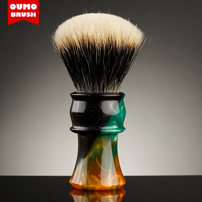 OUMO BRUSH- Master Series 'The Blade Will' Desert ironwood shaving brush with SILK/ACE shaving brush knot
OUMO BRUSH- Master Series 'The Blade Will' Desert ironwood shaving brush with SILK/ACE shaving brush knot