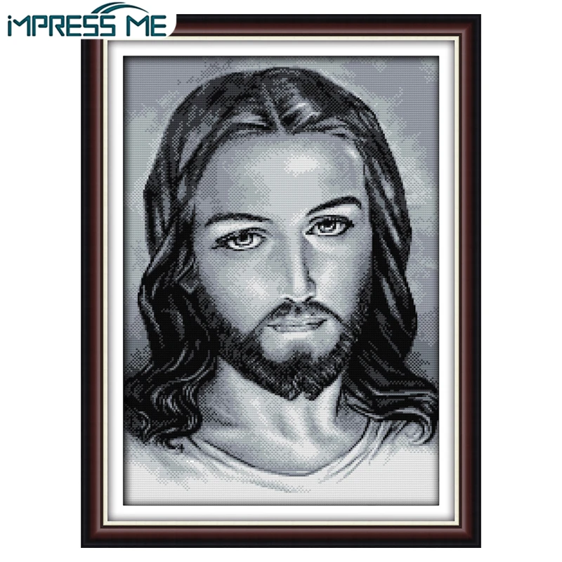Религиозная вышивка крестиком IMPRESS ME с изображением Иисуса, набор для рукоделия 14CT 11CT, наборы для вышивки крестиком для домашнего декора
Религиозная вышивка крестиком IMPRESS ME с изображением Иисуса, набор для рукоделия 14CT 11CT, наборы для вышивки крестиком для домашнего декора