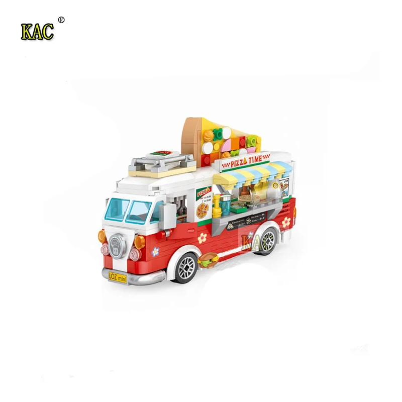KAC New Product Assembling building Mini Block Car Model Pizza Bus Car Streetmini children adult Toy gift
KAC New Product Assembling building Mini Block Car Model Pizza Bus Car Streetmini children adult Toy gift
