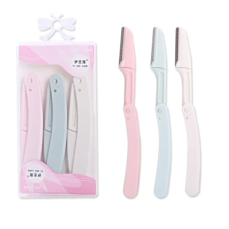 3 Pcs Women Eyebrow Trimmers Blades Hair Remover Shaver Face Eyebrow Razor Epilator Portable Makeup Tools Random Color
3 Pcs Women Eyebrow Trimmers Blades Hair Remover Shaver Face Eyebrow Razor Epilator Portable Makeup Tools Random Color