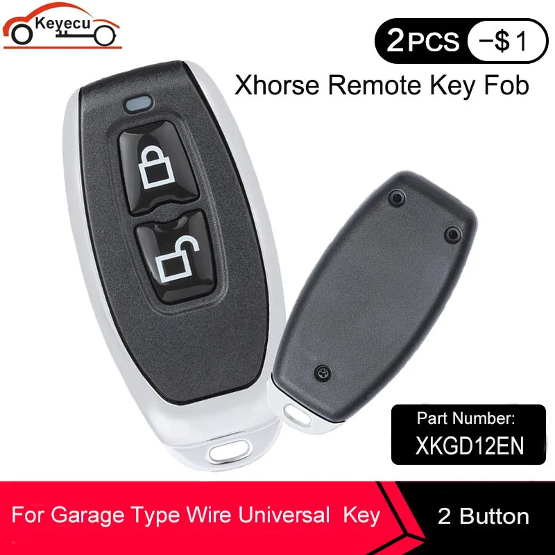 KEYECU 5x XHORSE Universal Proximity Smart Remote Key XKGD12EN for Garage Type Wire Universal For VVDI Key Tool English Version
KEYECU 5x XHORSE Universal Proximity Smart Remote Key XKGD12EN for Garage Type Wire Universal For VVDI Key Tool English Version