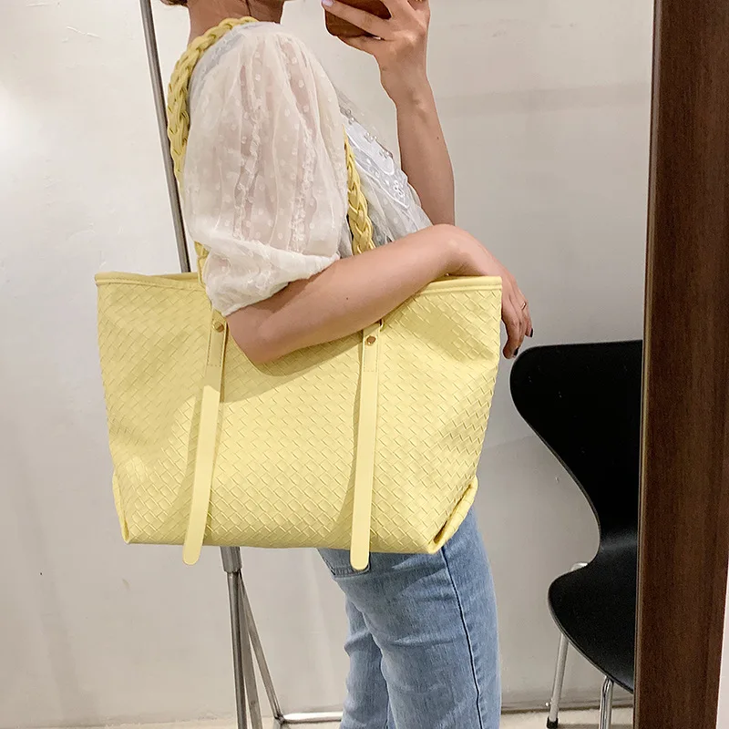 New Fashion All-match Shoulder Portable Tote Bag Woven Large-capacity Shopping Bag Purses and Handbags Luxury Designer Sac
New Fashion All-match Shoulder Portable Tote Bag Woven Large-capacity Shopping Bag Purses and Handbags Luxury Designer Sac