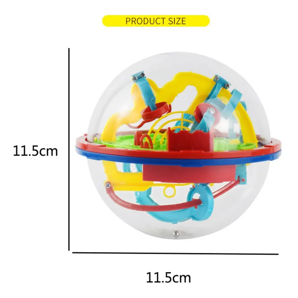 3D Puzzle Magic Maze Ball 299 Level Perplexus Magical Intellect Marble Puzzle Game IQ Balance Educational Toys for Kids
3D Puzzle Magic Maze Ball 299 Level Perplexus Magical Intellect Marble Puzzle Game IQ Balance Educational Toys for Kids