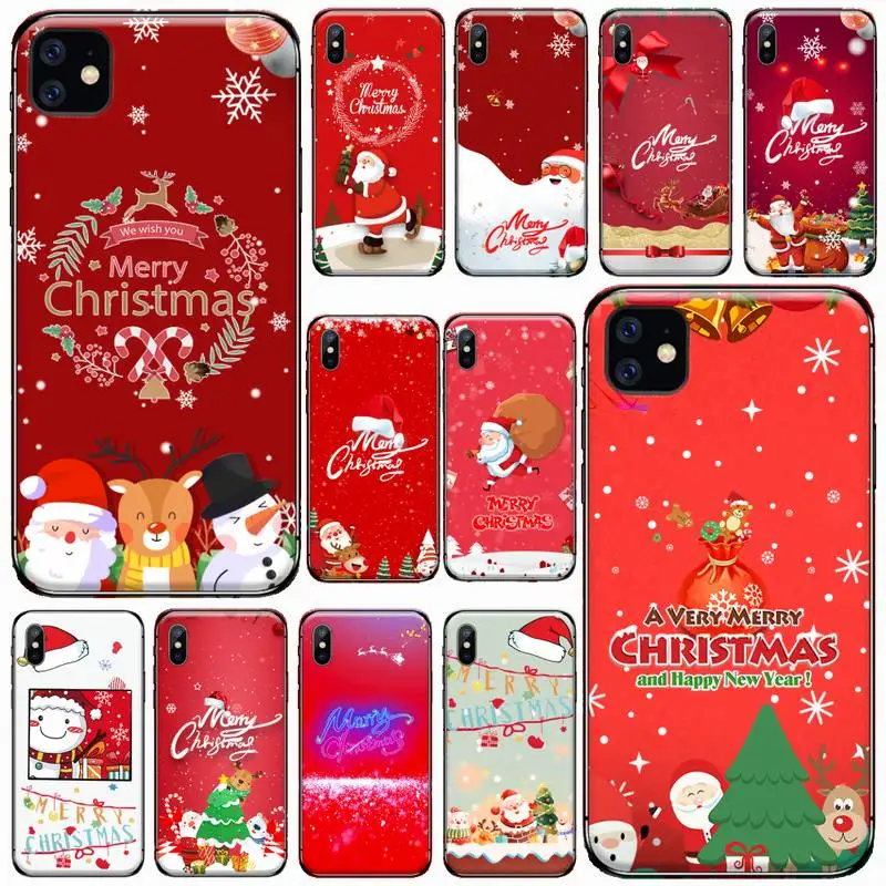 Merry christmas elk deer Cute cartoon Phone Case for iPhone 11 12 mini pro XS MAX 8 7 6 6S Plus X 5S SE 2020 XR Luxury shell
Merry christmas elk deer Cute cartoon Phone Case for iPhone 11 12 mini pro XS MAX 8 7 6 6S Plus X 5S SE 2020 XR Luxury shell