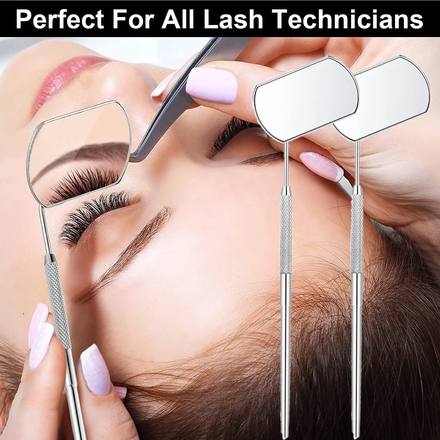 Lash Tools Detachable Square Large Stainless Steel Lash Mirror Eyelash Mirror For Eyelash Extension
Lash Tools Detachable Square Large Stainless Steel Lash Mirror Eyelash Mirror For Eyelash Extension