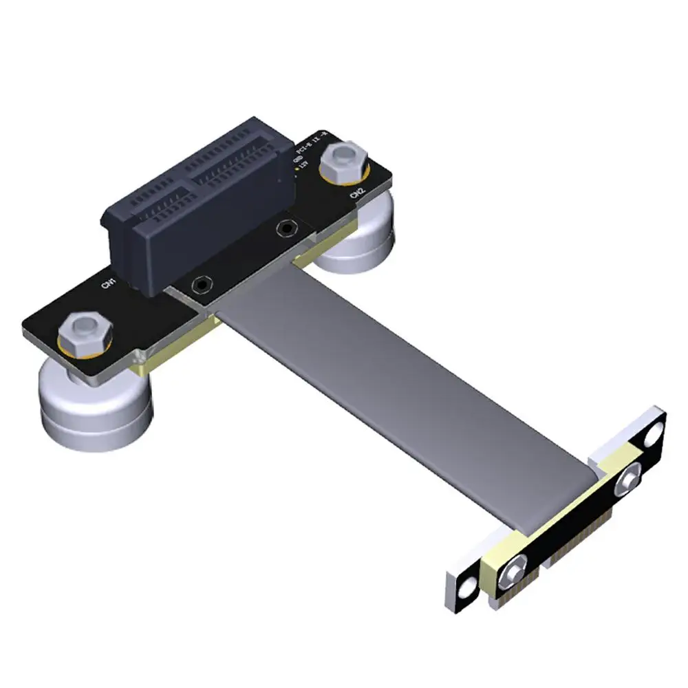 PCIE Riser высокоскоростной PCI Express 3,0 1X гибкий кабель Райзер карта расширения адаптер порта двойной вертикальный 90 градусов + магнитная ножка
PCIE Riser высокоскоростной PCI Express 3,0 1X гибкий кабель Райзер карта расширения адаптер порта двойной вертикальный 90 градусов + магнитная ножка