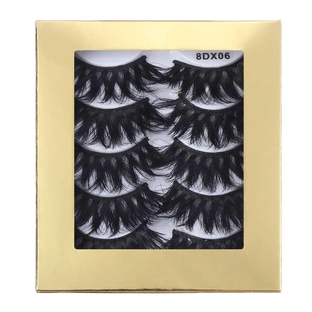 5Pairs 8D Faux Mink Hair Eye Lashes Faux Cils False Eyelashes Natural/Thick Long Wispy maquiagem Makeup Beauty Extension Tools
5Pairs 8D Faux Mink Hair Eye Lashes Faux Cils False Eyelashes Natural/Thick Long Wispy maquiagem Makeup Beauty Extension Tools