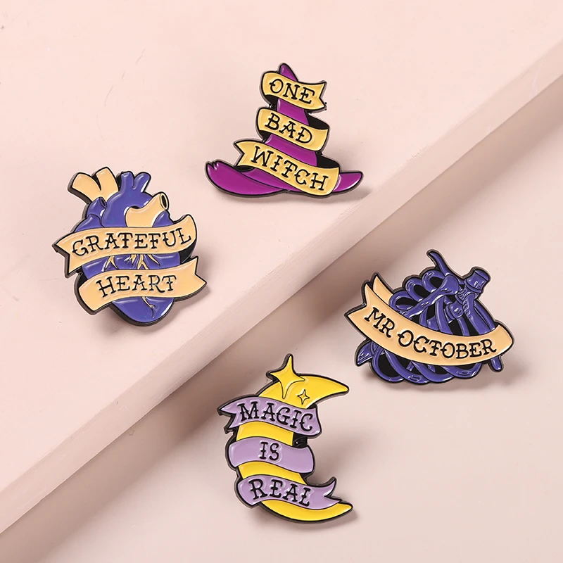 Gothic punk Heart Enamel Pins Moon Quote Witch Brooches for Women Backpacks Clothes Metal Badge Lapel Jewelry Gifts Wholesale
Gothic punk Heart Enamel Pins Moon Quote Witch Brooches for Women Backpacks Clothes Metal Badge Lapel Jewelry Gifts Wholesale