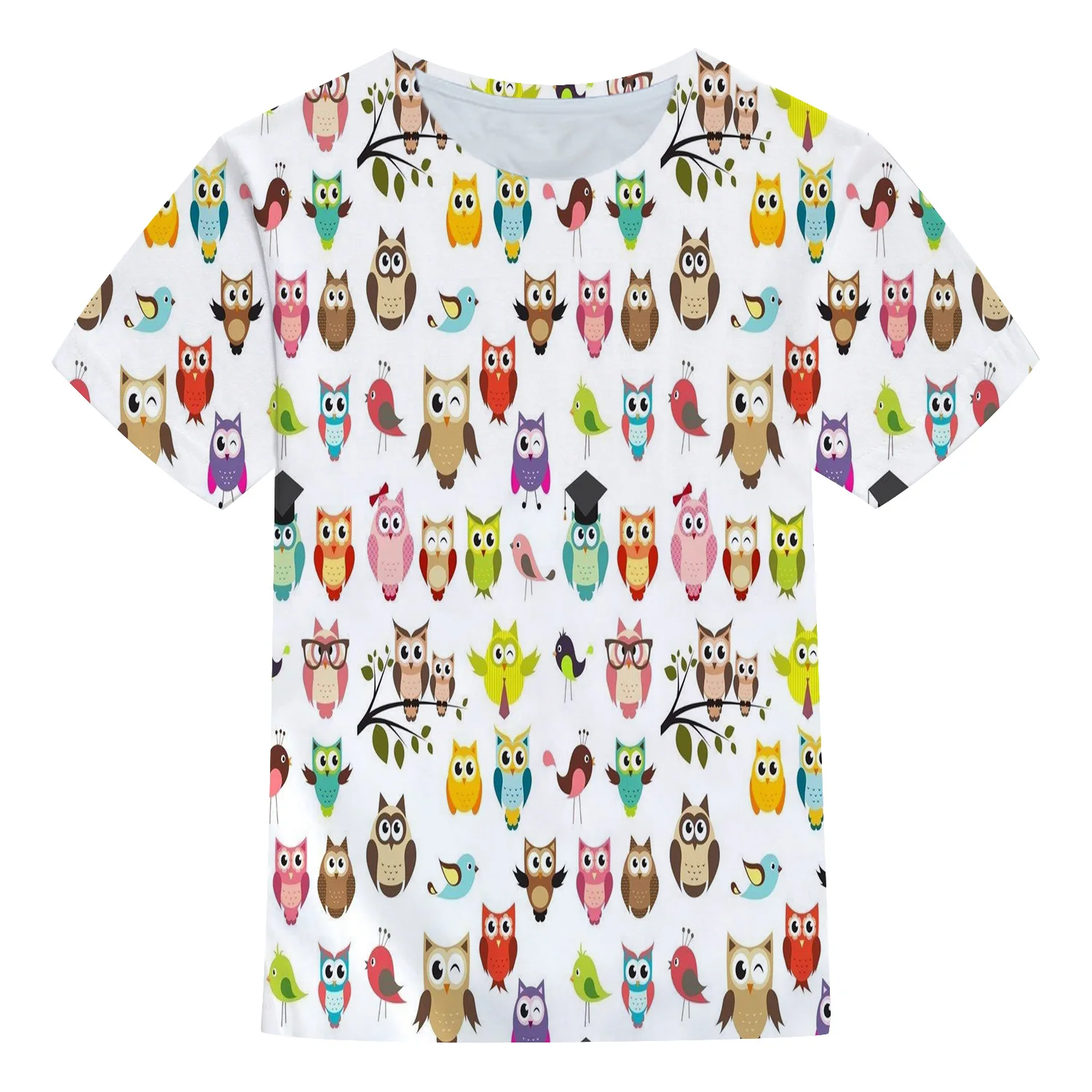 Summer new style owl pattern printed T-shirt children boys short-sleeved T-shirts children girls tops fashion cartoon T-shirts
Summer new style owl pattern printed T-shirt children boys short-sleeved T-shirts children girls tops fashion cartoon T-shirts