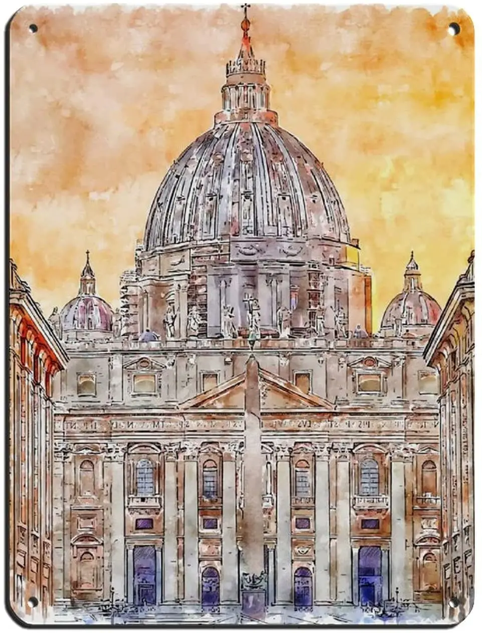 Vatican Rome Italy Travel Poster Retro Poster Metal Tin Sign Chic Art Retro Iron Painting Bar People Cave Cafe Family Garage
Vatican Rome Italy Travel Poster Retro Poster Metal Tin Sign Chic Art Retro Iron Painting Bar People Cave Cafe Family Garage