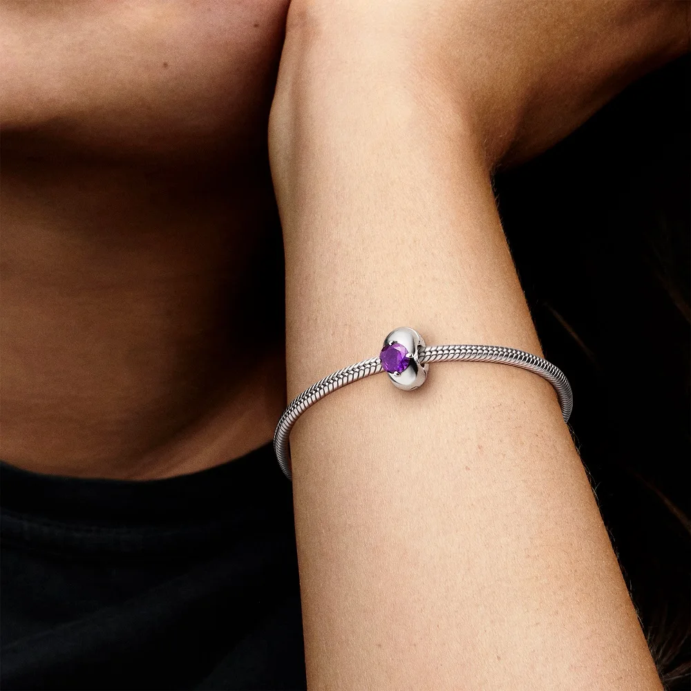 Volayer 925 Sterling Silver Purple Round Solitaire Clip Charm fit Original Pandora Bracelets for Women Jewelry Making Gift
Volayer 925 Sterling Silver Purple Round Solitaire Clip Charm fit Original Pandora Bracelets for Women Jewelry Making Gift