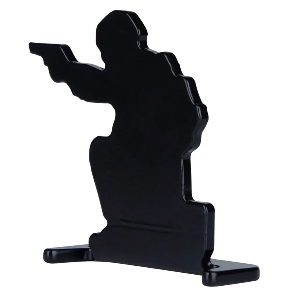 4PCS Metal Humanoid Small Tactical Equipment Shooting Range Training Live CS Shooting Target (Black)
4PCS Metal Humanoid Small Tactical Equipment Shooting Range Training Live CS Shooting Target (Black)