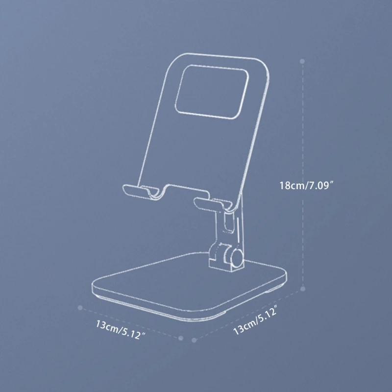 Adjustable Cell Phone Stand, Cradle Dock Holder Aluminum Desktop Stand Compatible With All Mobile Phones-Silver Gray T21B 
Adjustable Cell Phone Stand, Cradle Dock Holder Aluminum Desktop Stand Compatible With All Mobile Phones-Silver Gray T21B