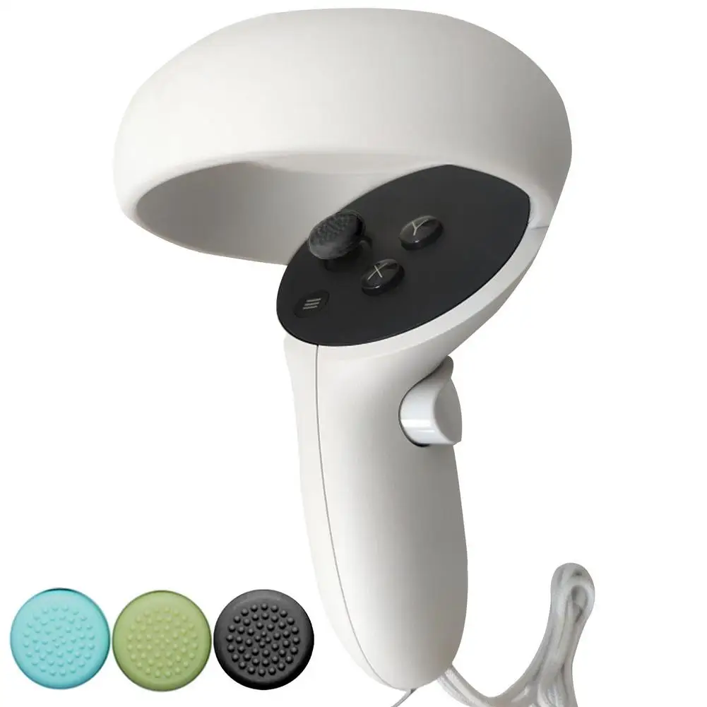 VR Touch Controller Thumb Stick Silicone Skin Grips Anti-Skid Cap Replacement For Oculus Quest 1 2 Rift S
VR Touch Controller Thumb Stick Silicone Skin Grips Anti-Skid Cap Replacement For Oculus Quest 1 2 Rift S