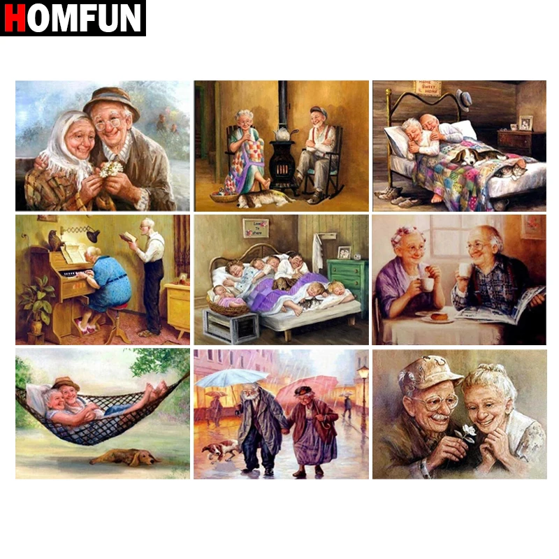 Алмазная 5D картина HOMFUN сделай сам вышивка крестиком ваза художественный пейзаж