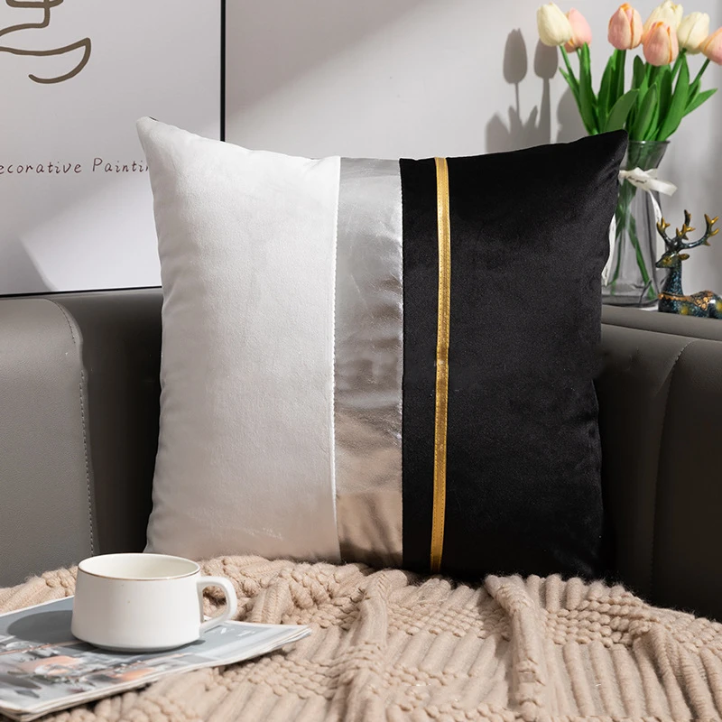DIMI 30x50cm Home Decor Patchwork Golden Line Sofa Pillow Cover Home Pillowcase Fashion Design Velvet Cushion Cover 45x45cm
DIMI 30x50cm Home Decor Patchwork Golden Line Sofa Pillow Cover Home Pillowcase Fashion Design Velvet Cushion Cover 45x45cm