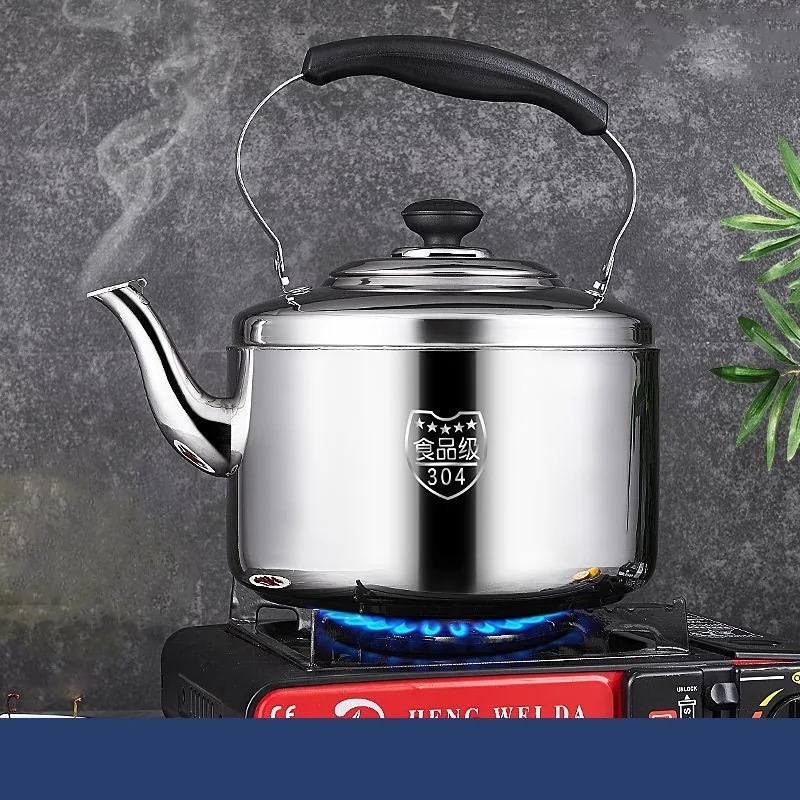 Stainless Steel Kettle Sounding Large Capacity Whistle Gas Gas Induction Cooker Teapot Kettle Metal Tea Kettle Camp Kitchen Hot
Stainless Steel Kettle Sounding Large Capacity Whistle Gas Gas Induction Cooker Teapot Kettle Metal Tea Kettle Camp Kitchen Hot