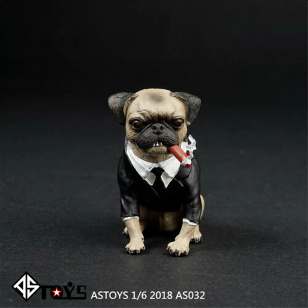ASTOYS 1:6 AS032 Pug dog & cigar set Animal Model Figure Statue Simulation Wild Animal F 12'' Action Figure Collection
ASTOYS 1:6 AS032 Pug dog & cigar set Animal Model Figure Statue Simulation Wild Animal F 12'' Action Figure Collection