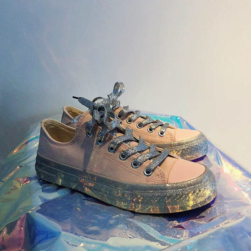 SWYIVY Canvas Shoes Women's Sneakers Fashion Spring 2020 New Flat Casual Shoes Woman Chunky Sneakers Ladies Shoe Bling Sewing 40
SWYIVY Canvas Shoes Women's Sneakers Fashion Spring 2020 New Flat Casual Shoes Woman Chunky Sneakers Ladies Shoe Bling Sewing 40