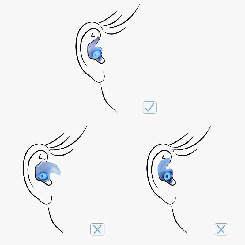 1 Pair Waterproof Swimming Silicone Swim Earplugs for Adult Swimmers Children Diving Soft Anti-Noise Snoring Sleeping Ear Plug
1 Pair Waterproof Swimming Silicone Swim Earplugs for Adult Swimmers Children Diving Soft Anti-Noise Snoring Sleeping Ear Plug