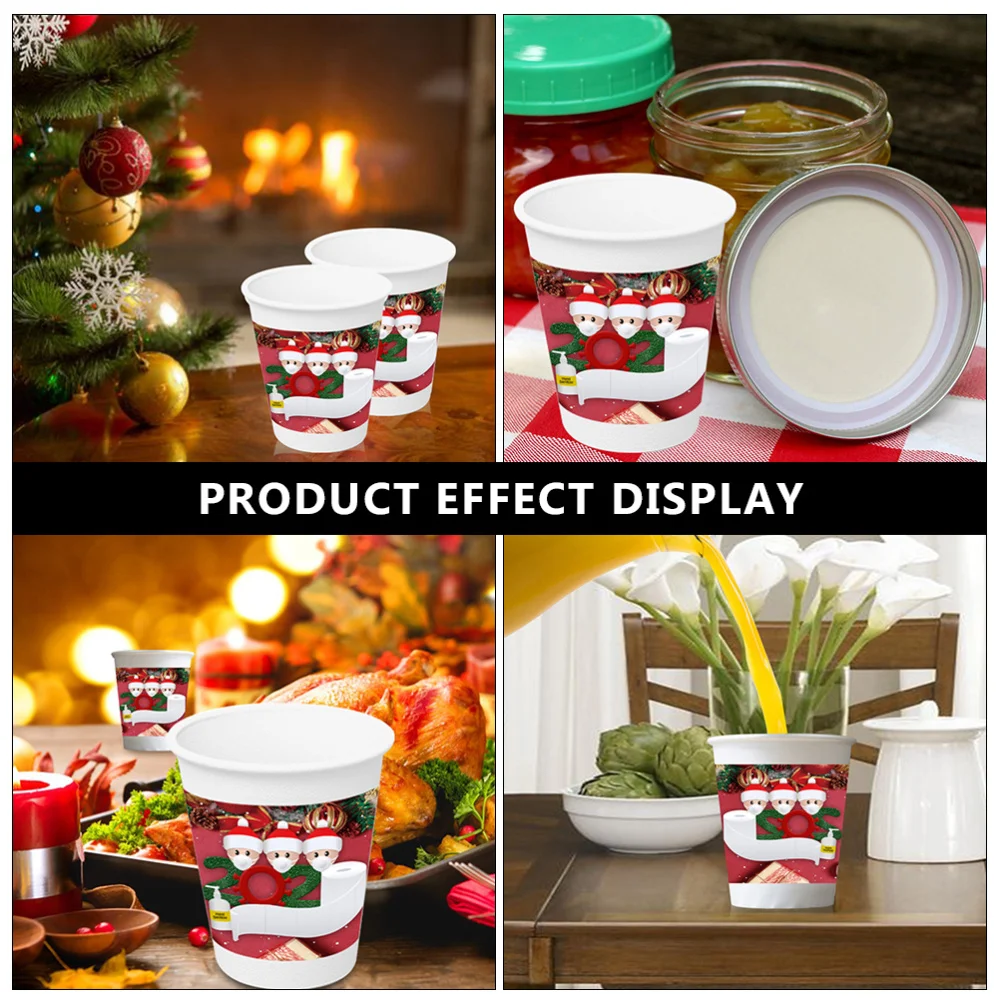20PCS Disposable Portable Practical Creative Xmas Cup Paper Cup Party Cup for Beverages Drinking Water Juice
20PCS Disposable Portable Practical Creative Xmas Cup Paper Cup Party Cup for Beverages Drinking Water Juice