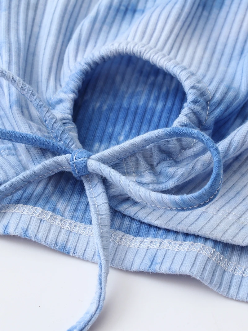 Women's Sexy Style T-shirt Solid Color Tie-dyed Crew Neck Drawstring Short Sleeve Short T-shirt
Women's Sexy Style T-shirt Solid Color Tie-dyed Crew Neck Drawstring Short Sleeve Short T-shirt