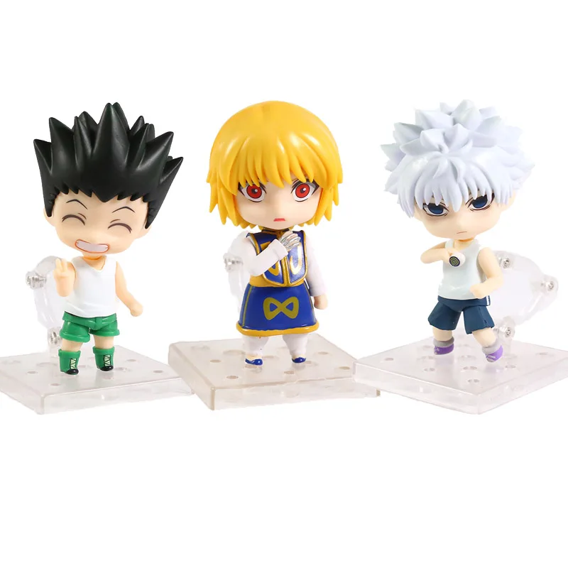 1183 Gon Freecss 1184 Killua Zoldyck 1185 Kurapika Kawaii Anime Action Figure Hunter x Hunter Figurine Movable Toy
1183 Gon Freecss 1184 Killua Zoldyck 1185 Kurapika Kawaii Anime Action Figure Hunter x Hunter Figurine Movable Toy