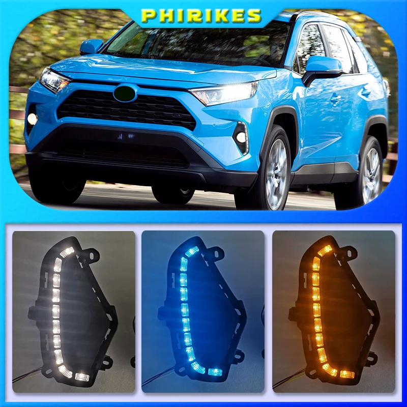 Для Toyota RAV4 2019 2020 желтый указатель поворота Функция Водонепроницаемый ABS 12В дневные ходовые огни Светодиодный дневной светильник с отверсти...
Для Toyota RAV4 2019 2020 желтый указатель поворота Функция Водонепроницаемый ABS 12В дневные ходовые огни Светодиодный дневной светильник с отверсти...