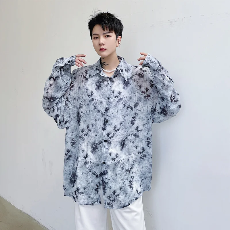 Oversize Shirt Men's Fashion Retro Printing Casual Shirt Men Korean Loose Tie-dye Long-sleeved Shirts Mens Dress Shirt M-XL
Oversize Shirt Men's Fashion Retro Printing Casual Shirt Men Korean Loose Tie-dye Long-sleeved Shirts Mens Dress Shirt M-XL