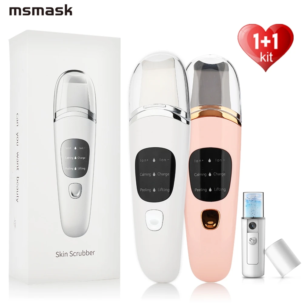 Ультразвуковой скребок для кожи + нано-отпариватель для лица, очиститель пор, ионный инструмент для удаления черных точек от акне, шпатель д... 
Ультразвуковой скребок для кожи + нано-отпариватель для лица, очиститель пор, ионный инструмент для удаления черных точек от акне, шпатель д...