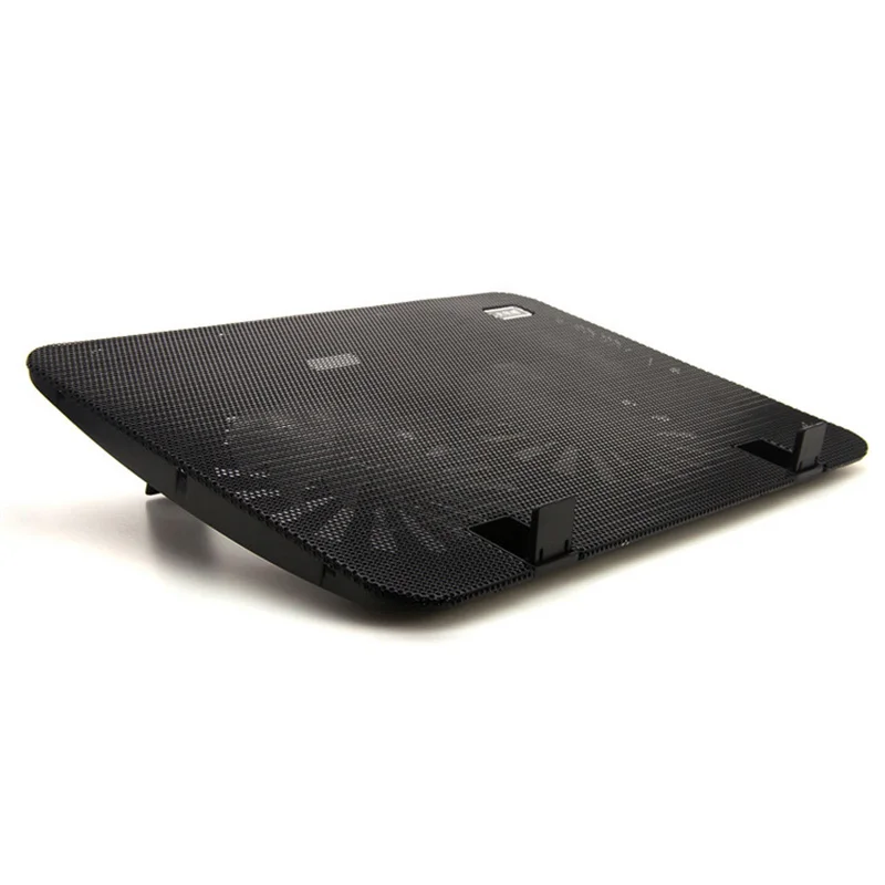 Double Fans Notebook Cooler Usb Port Connect Small Voice Laptop Computer Black White Cooler Pad Stand for 15.6 Inch Laptop
Double Fans Notebook Cooler Usb Port Connect Small Voice Laptop Computer Black White Cooler Pad Stand for 15.6 Inch Laptop