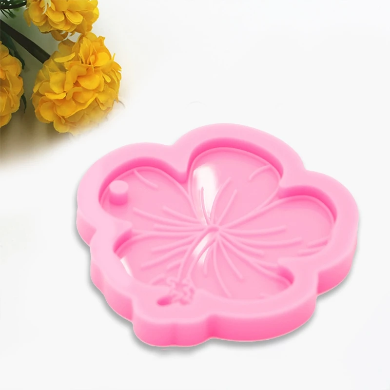 DIY Cherry Blossoms Keychain Epoxy Resin Mold Key Chain Pendants Silicone Mould XX9C
DIY Cherry Blossoms Keychain Epoxy Resin Mold Key Chain Pendants Silicone Mould XX9C