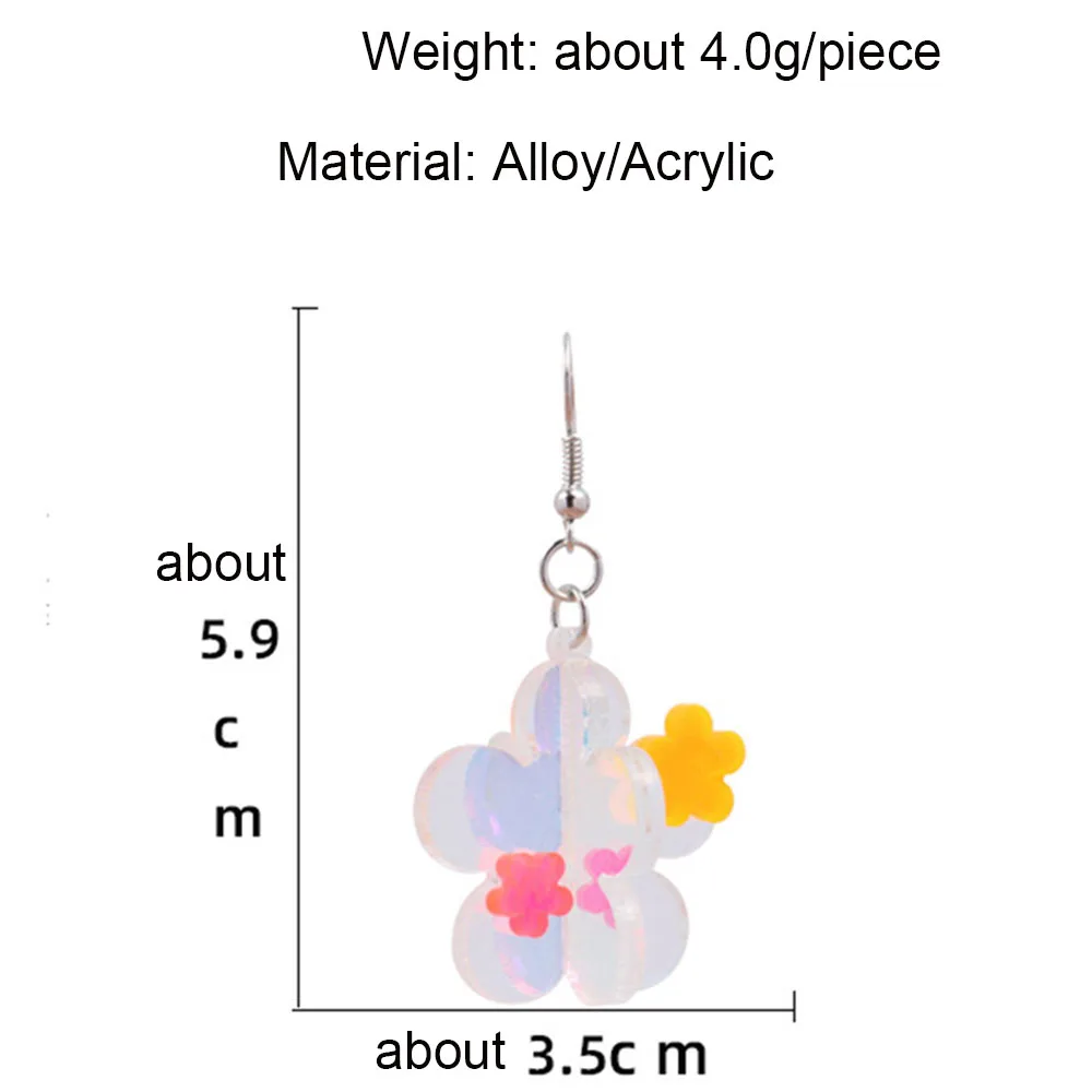 New summer acrylic exaggerated flower earrings ear hooks street fashion wear earrings without pierced ear clips 
New summer acrylic exaggerated flower earrings ear hooks street fashion wear earrings without pierced ear clips