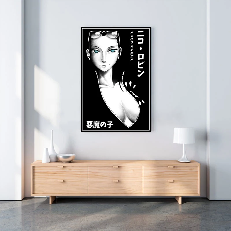 Modern Canvas Painting Anime HD Prints Nico Robin Potrait Picture One Piece Wall Art Poster Nordic Style Living Room Home Decor
Modern Canvas Painting Anime HD Prints Nico Robin Potrait Picture One Piece Wall Art Poster Nordic Style Living Room Home Decor