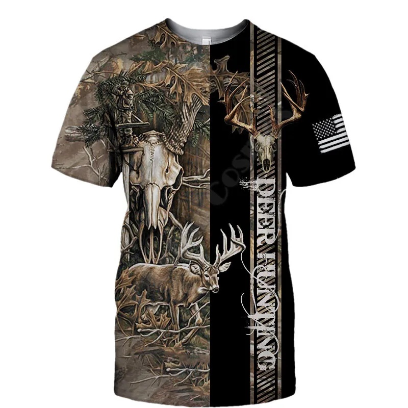 Deer HuntingTees Harajuku t shirt Fashion 3D Printed Shorts Sleeves T-shirts Men For Women t shirts Tops DropShipping 04
Deer HuntingTees Harajuku t shirt Fashion 3D Printed Shorts Sleeves T-shirts Men For Women t shirts Tops DropShipping 04